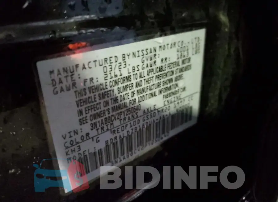 3N1AB8CV2PY250640 Photo# 12