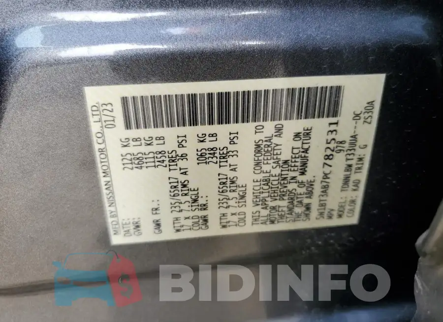 5N1BT3AB7PC782531 Photo# 12