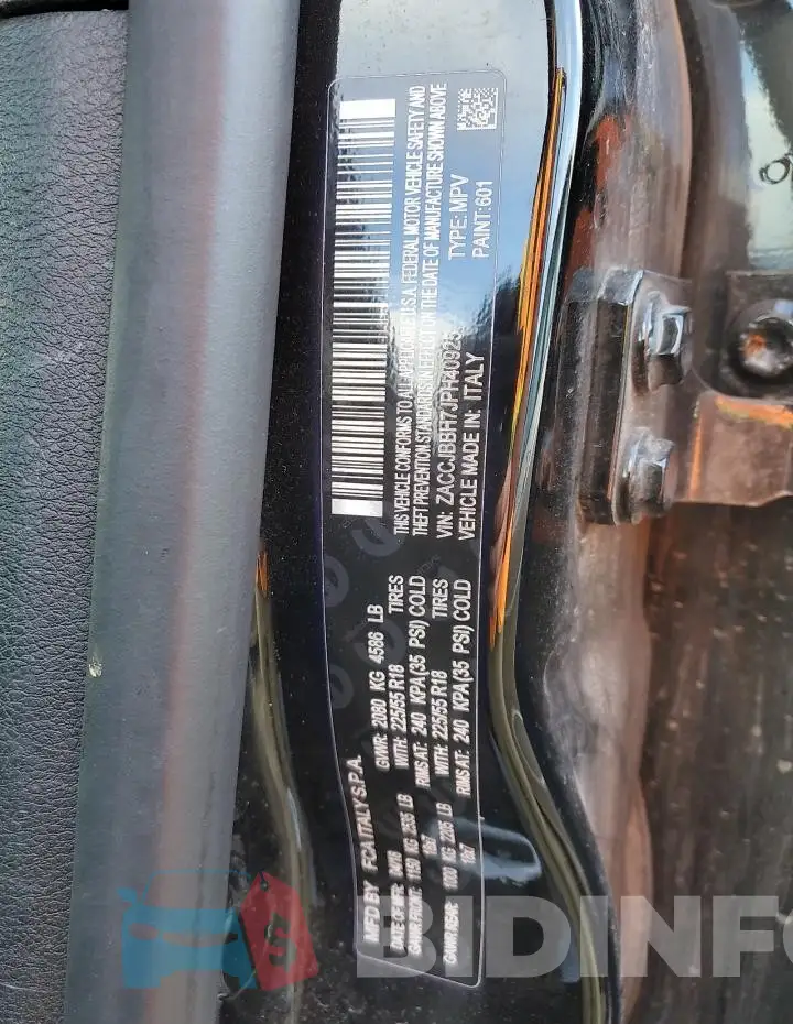 ZACCJBBH7JPH40925 Photo# 12