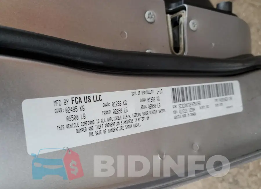 2C3CDXKT2FH754768 Photo# 12