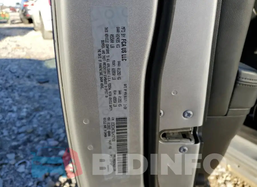 2C3CDXKT5LH127459 Photo# 12