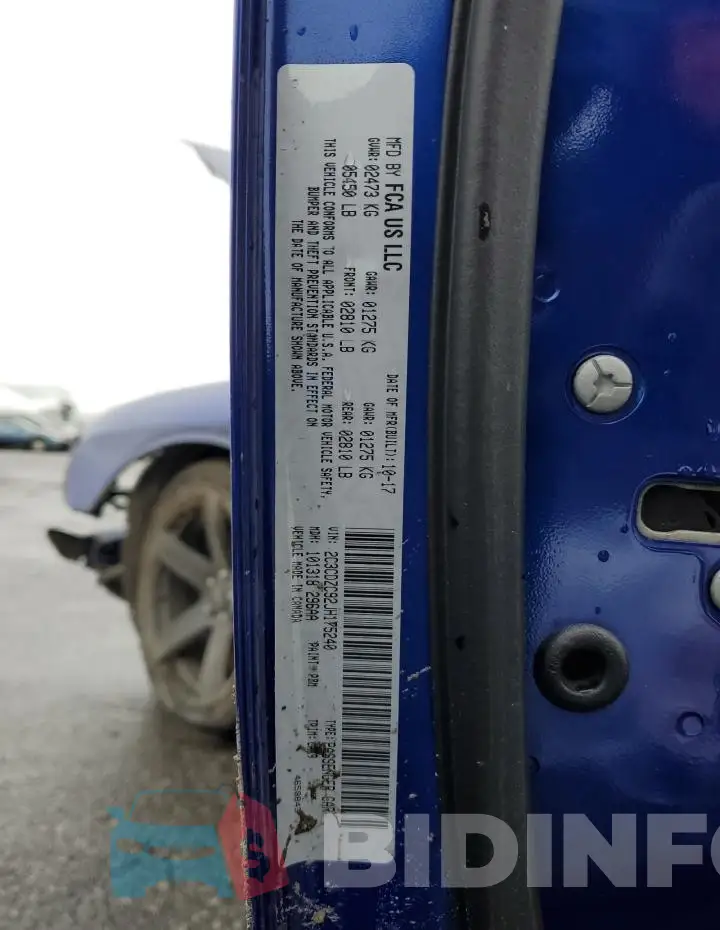 2C3CDZC92JH175240 Photo# 12