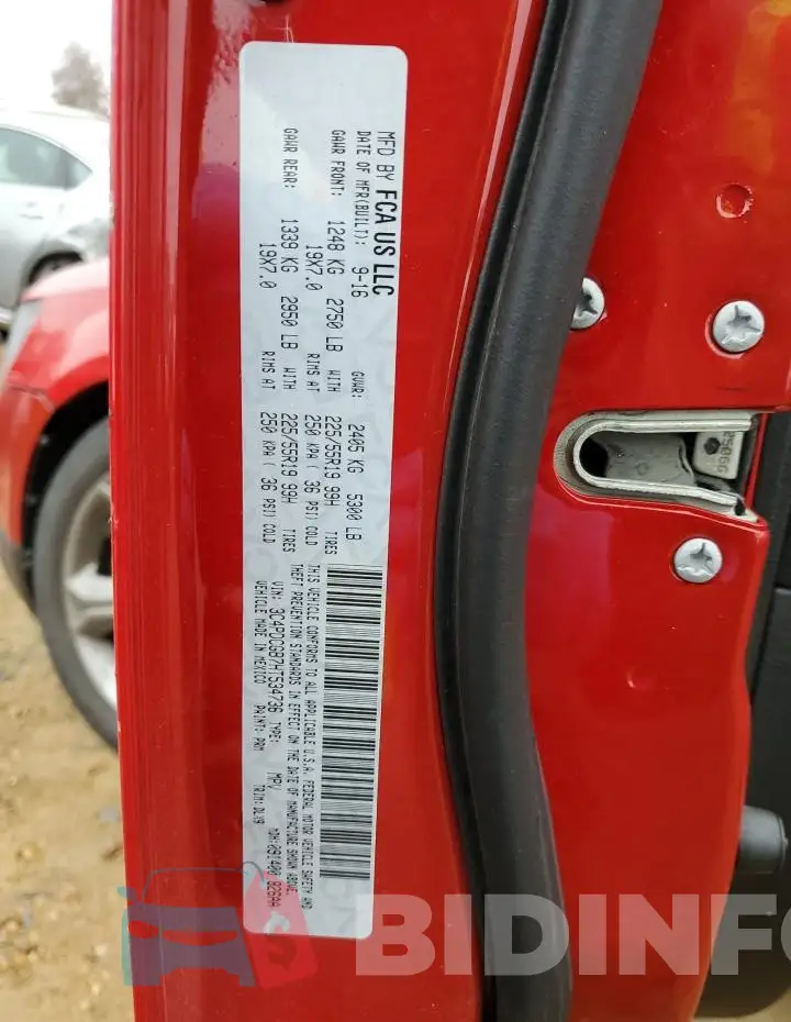 3C4PDCGB7HT534736 Photo# 13