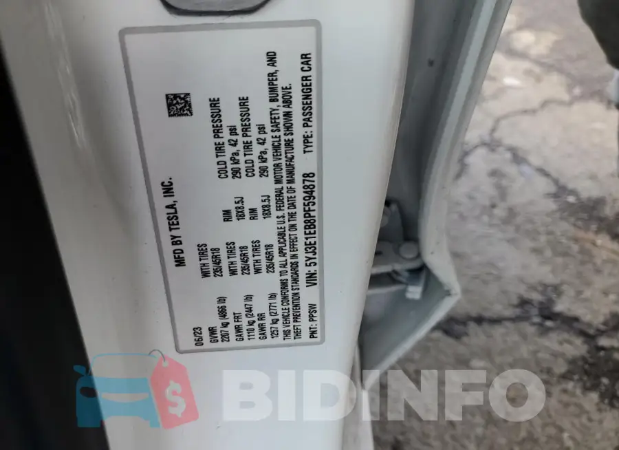 5YJ3E1EB8PF594878 Photo# 12
