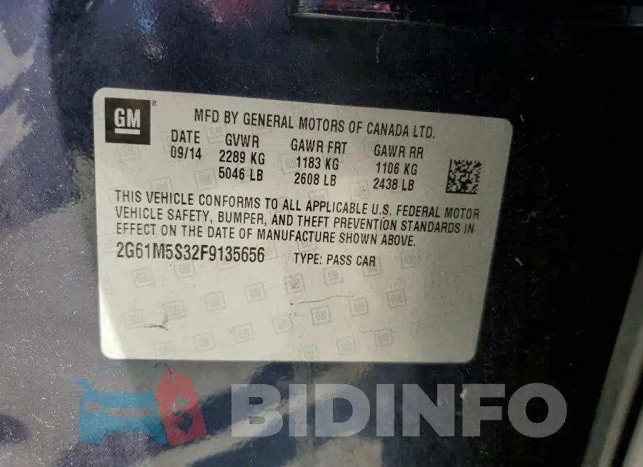 2G61M5S32F9135656 Photo# 12