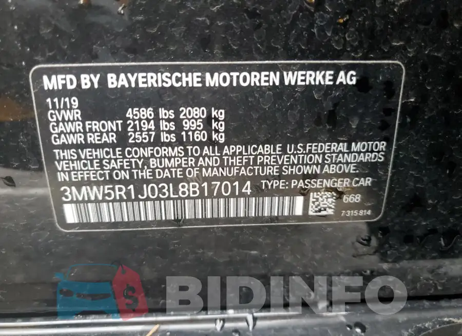 3MW5R1J03L8B17014 Photo# 12