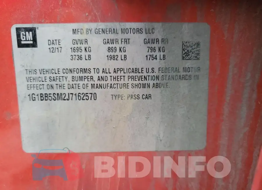 1G1BB5SM2J7162570 Photo# 12