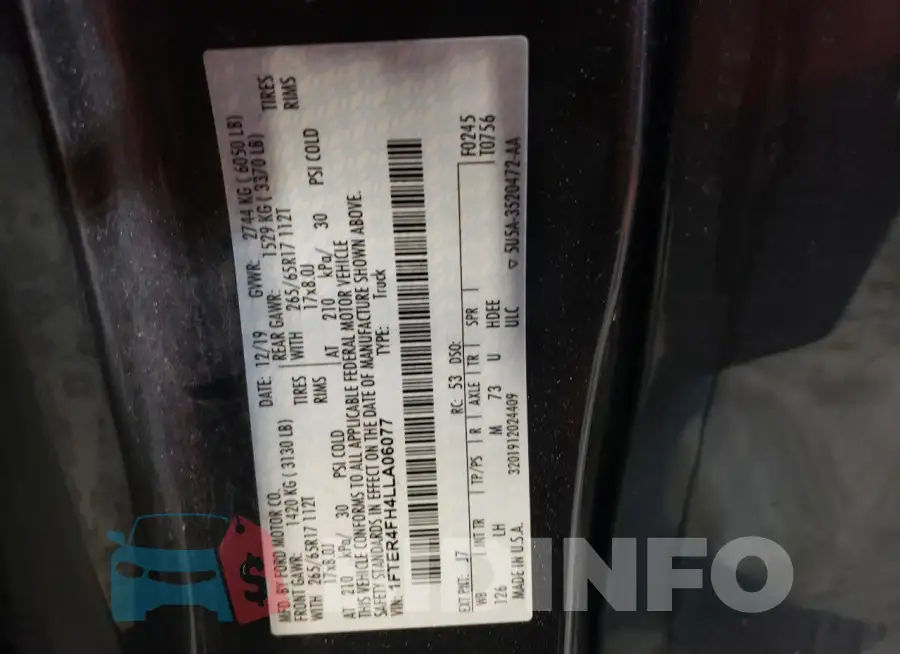1FTER4FH4LLA06077 Photo# 12