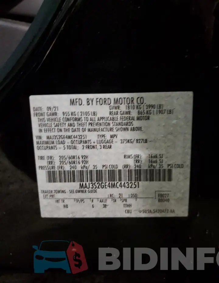 MAJ3S2GE4MC443251 Photo# 12