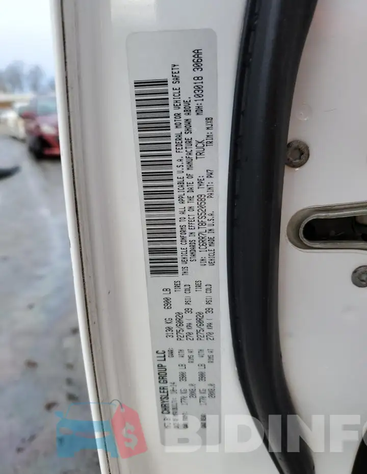 1C6RR7LT8FS520589 Photo# 12