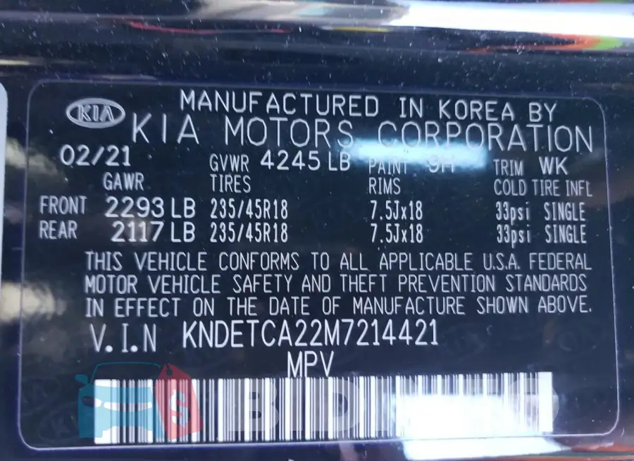 KNDETCA22M7214421 Photo# 13
