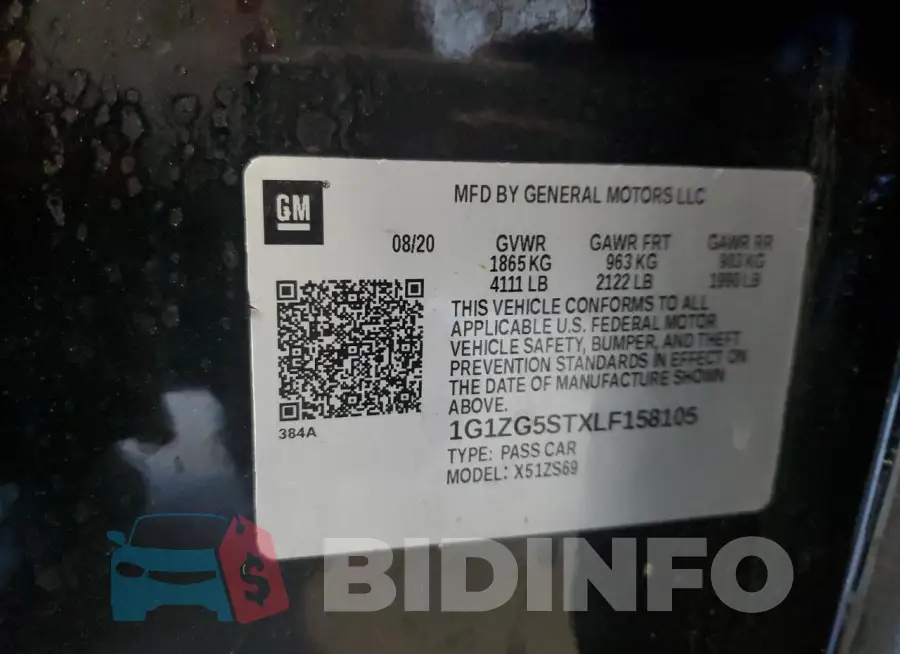 1G1ZG5STXLF158105 Photo# 12