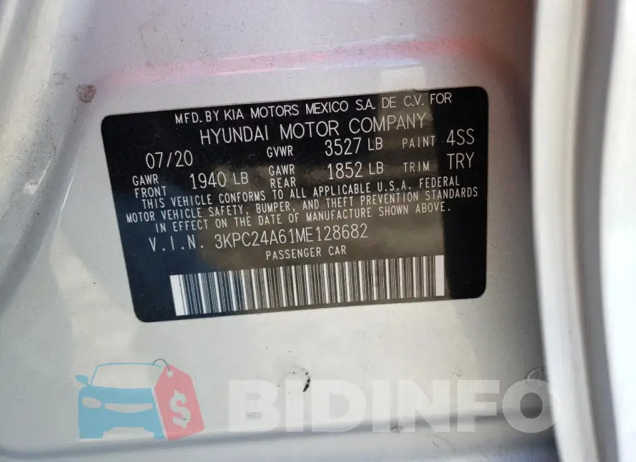 3KPC24A61ME128682 Photo# 12