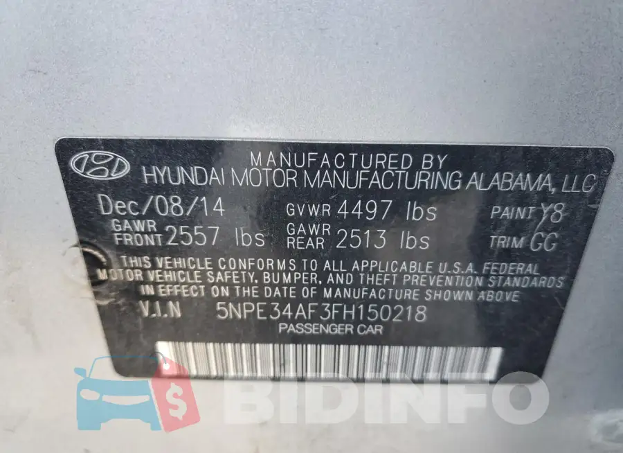 5NPE34AF3FH150218 Photo# 12