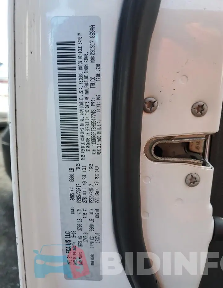 1C6RR6FT6HS547749 Photo# 12