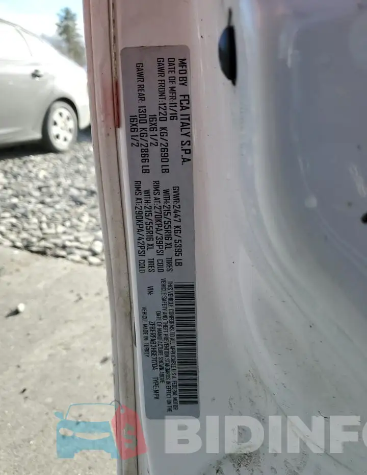 ZFBERFAB3H6E71704 Photo# 14