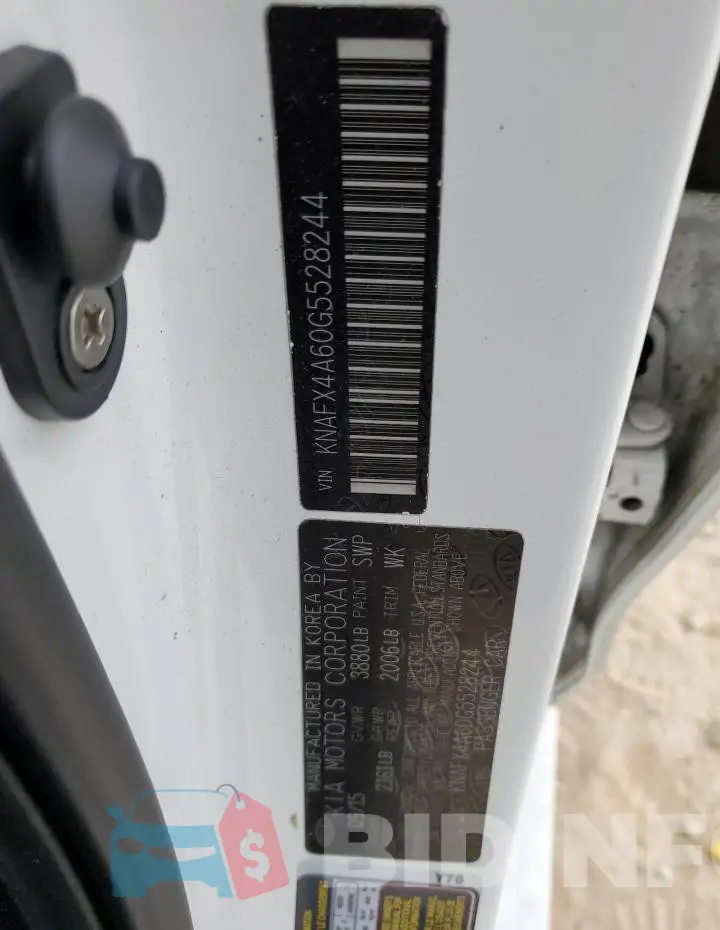 KNAFX4A60G5528244 Photo# 12