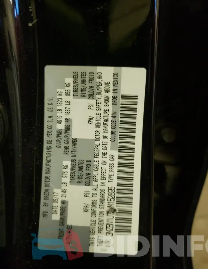 3MZBN1U78HM152895 Photo# 12