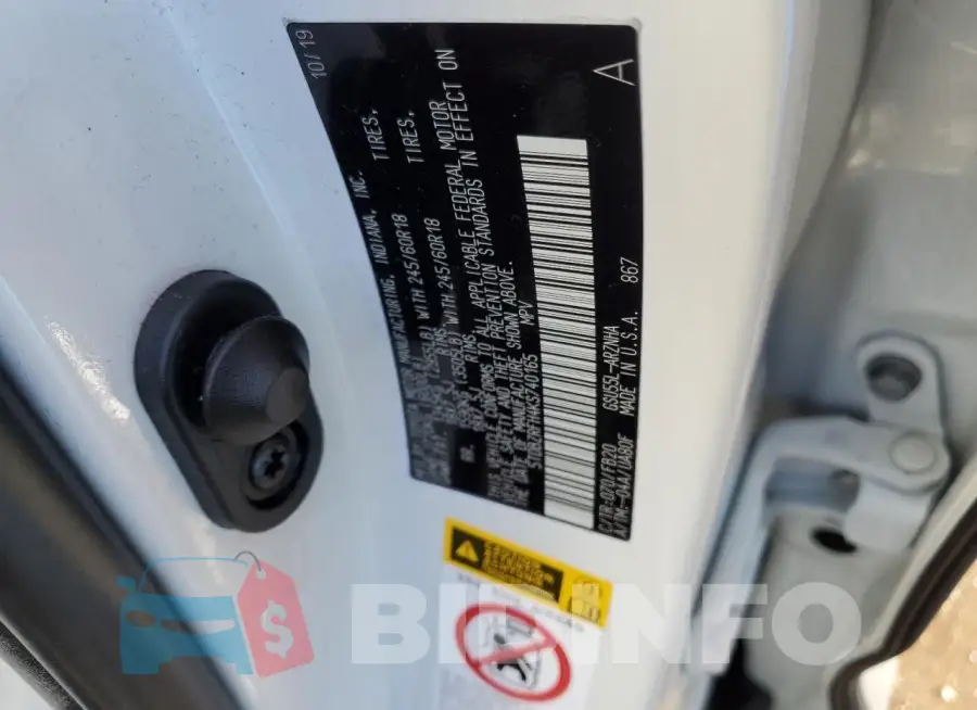 5TDBZRFH4KS740165 Photo# 12
