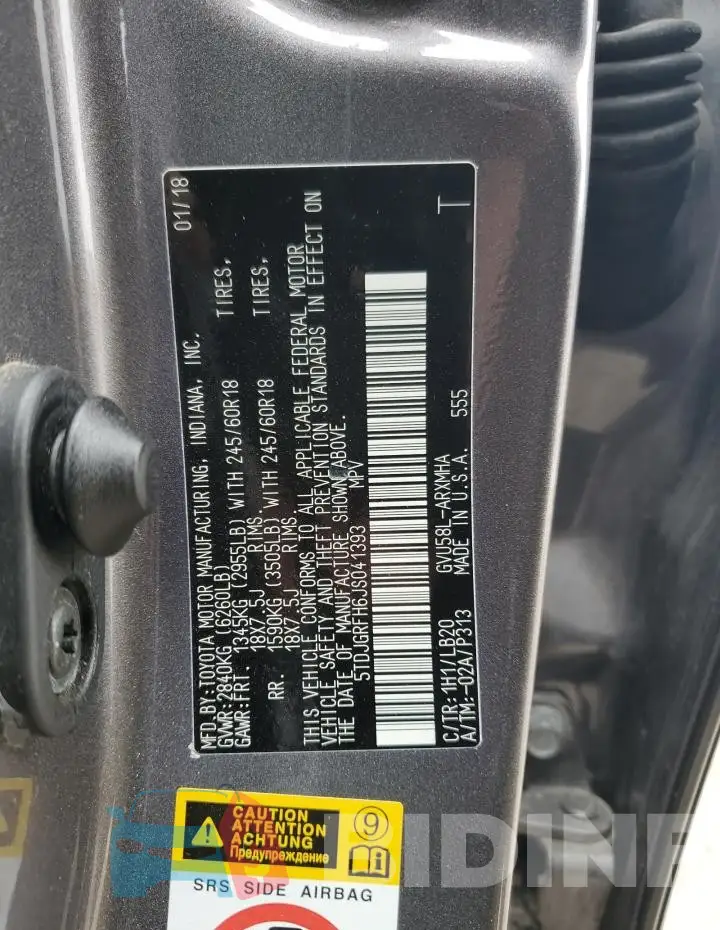5TDJGRFH6JS041393 Photo# 12