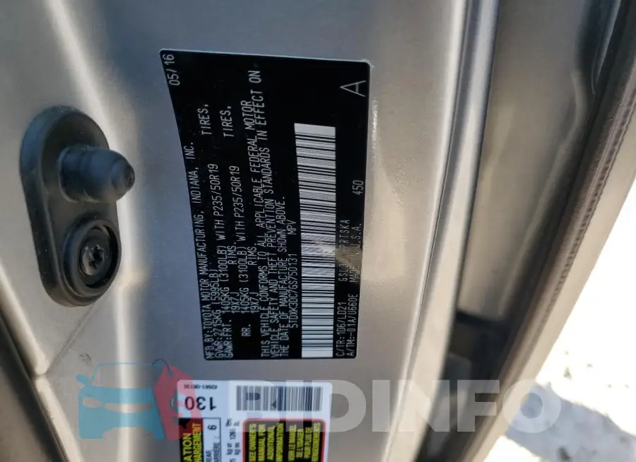 5TDXK3DC7GS750131 Photo# 13