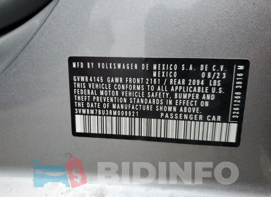 3VWBM7BU3RM009921 Photo# 12
