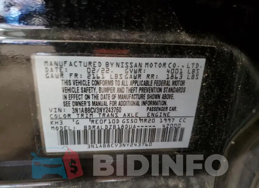 3N1AB8CV3NY243760 Photo# 12