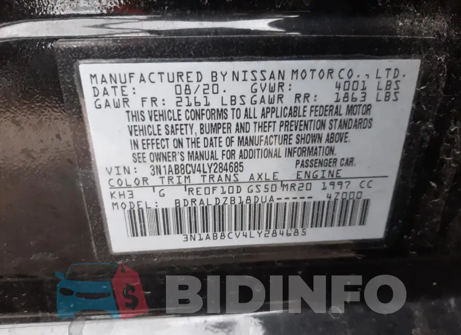 3N1AB8CV4LY284685 Photo# 12