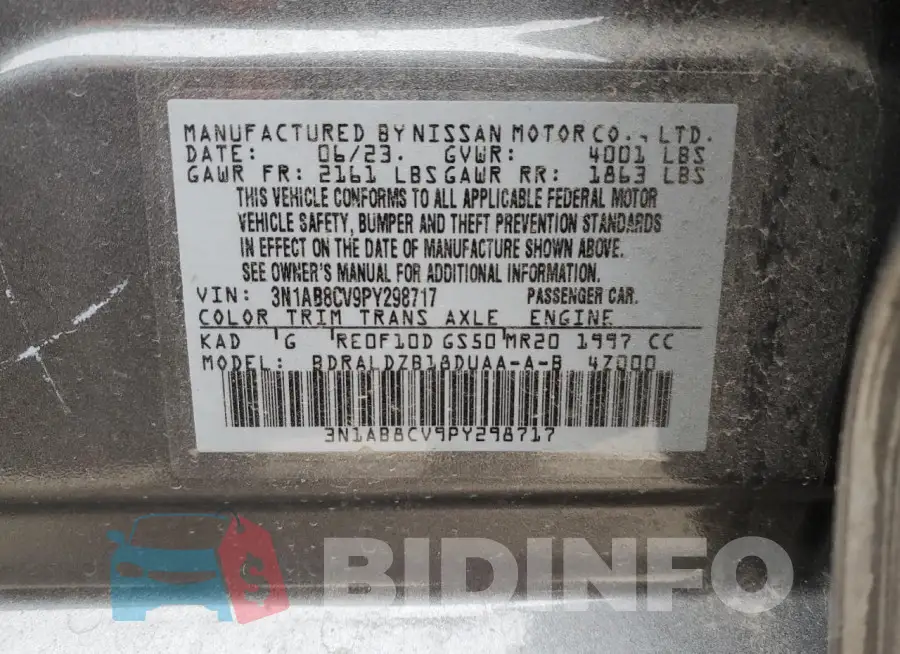 3N1AB8CV9PY298717 Photo# 12