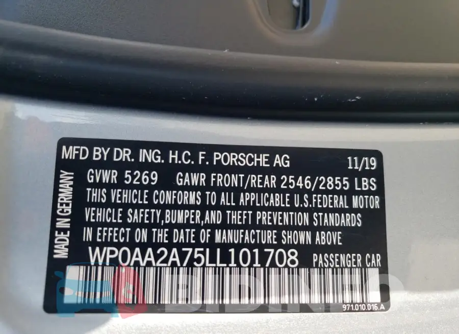 WP0AA2A75LL101708 Photo# 12