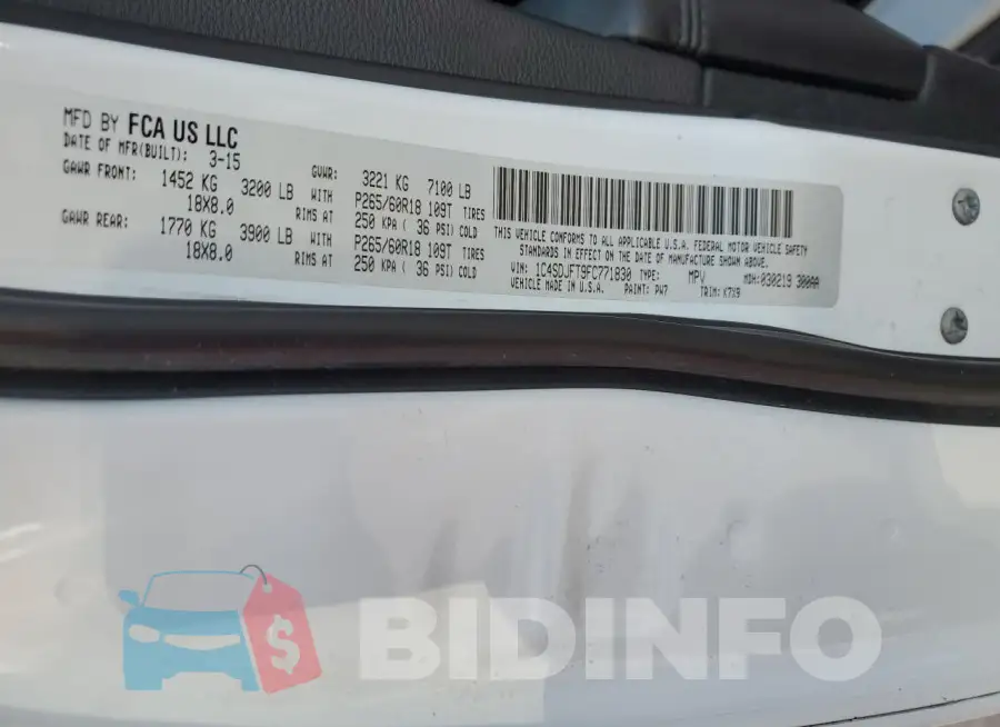 1C4SDJFT9FC771830 Photo# 13