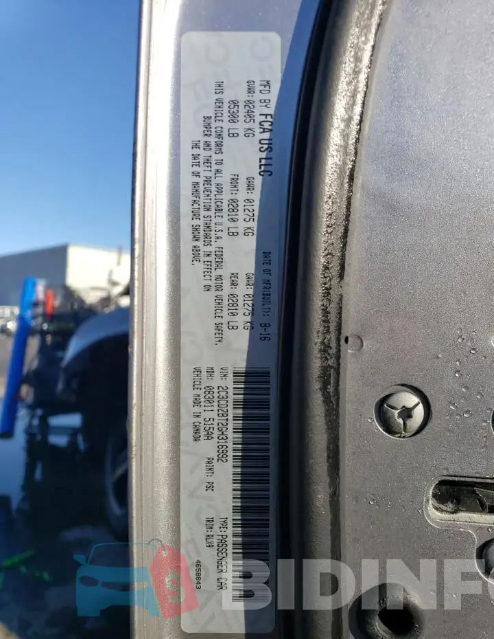 2C3CDZBT2GH316992 Photo# 12