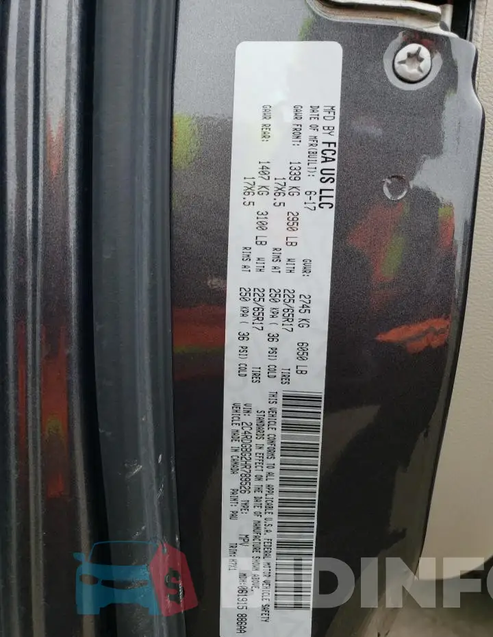 2C4RDGBG2HR789526 Photo# 12