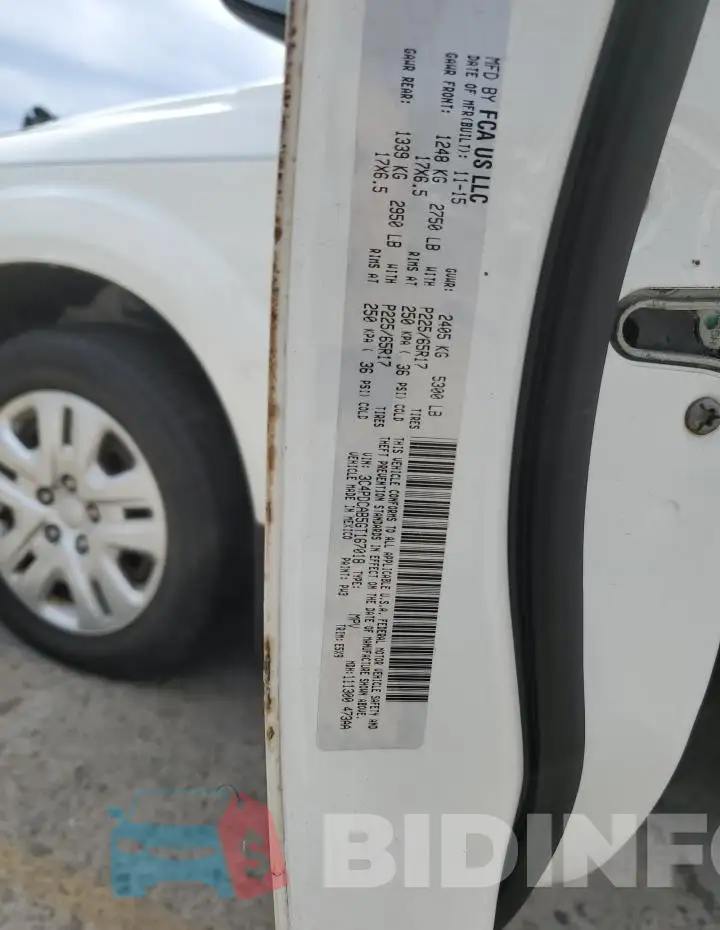 3C4PDCAB5GT167018 Photo# 13