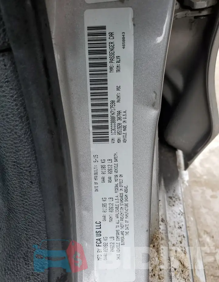 1C3CCCBB8FN717590 Photo# 12