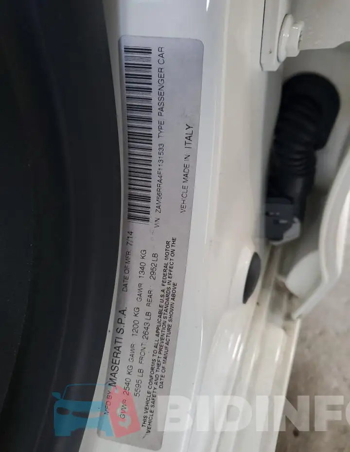 ZAM56RRA4F1131533 Photo# 12