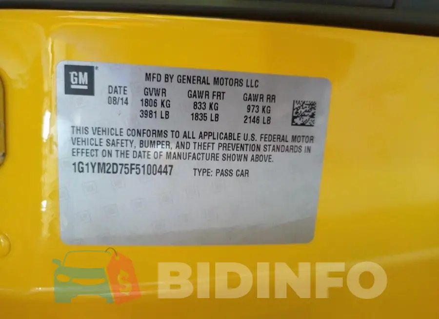 1G1YM2D75F5100447 Photo# 13