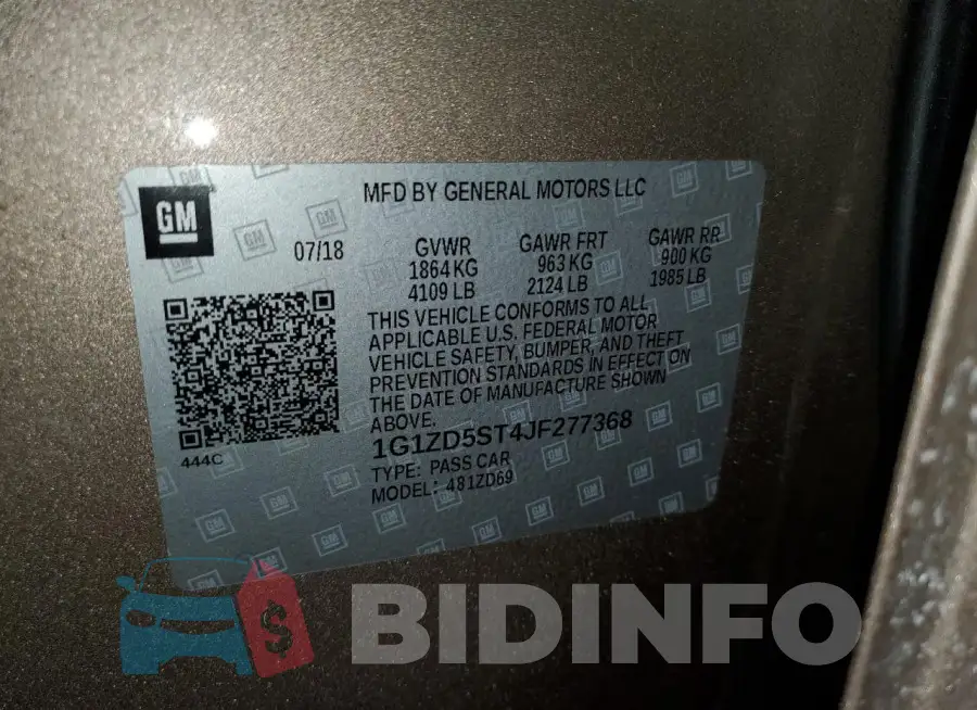 1G1ZD5ST4JF277368 Photo# 12