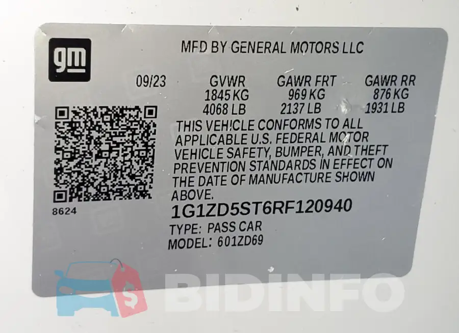 1G1ZD5ST6RF120940 Photo# 13
