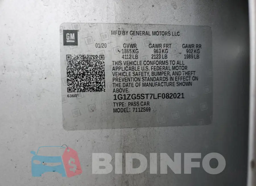 1G1ZG5ST7LF082021 Photo# 12