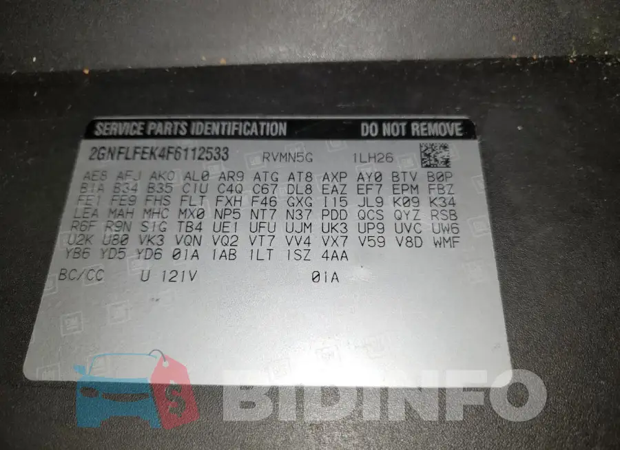 2GNFLFEK4F6112533 Photo# 14