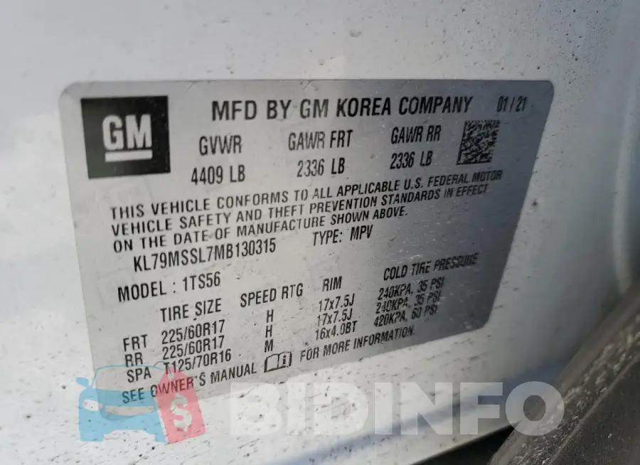 KL79MSSL7MB130315 Photo# 13