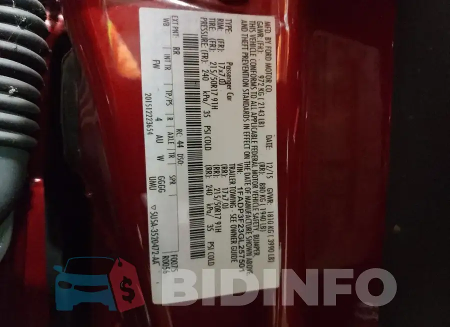 1FADP3F23GL257501 Photo# 12