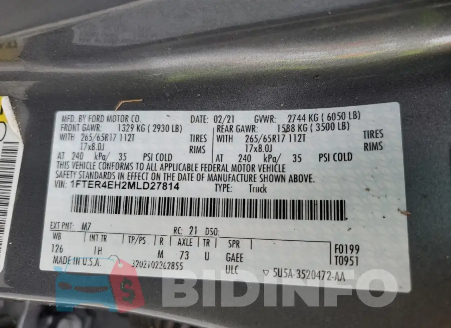 1FTER4EH2MLD27814 Photo# 12