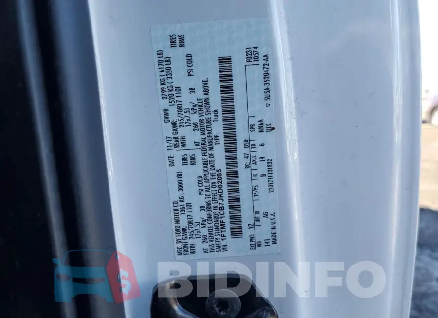 1FTMF1CB7JKD02085 Photo# 12