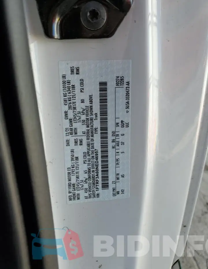 1FTRF3A60NED46957 Photo# 12