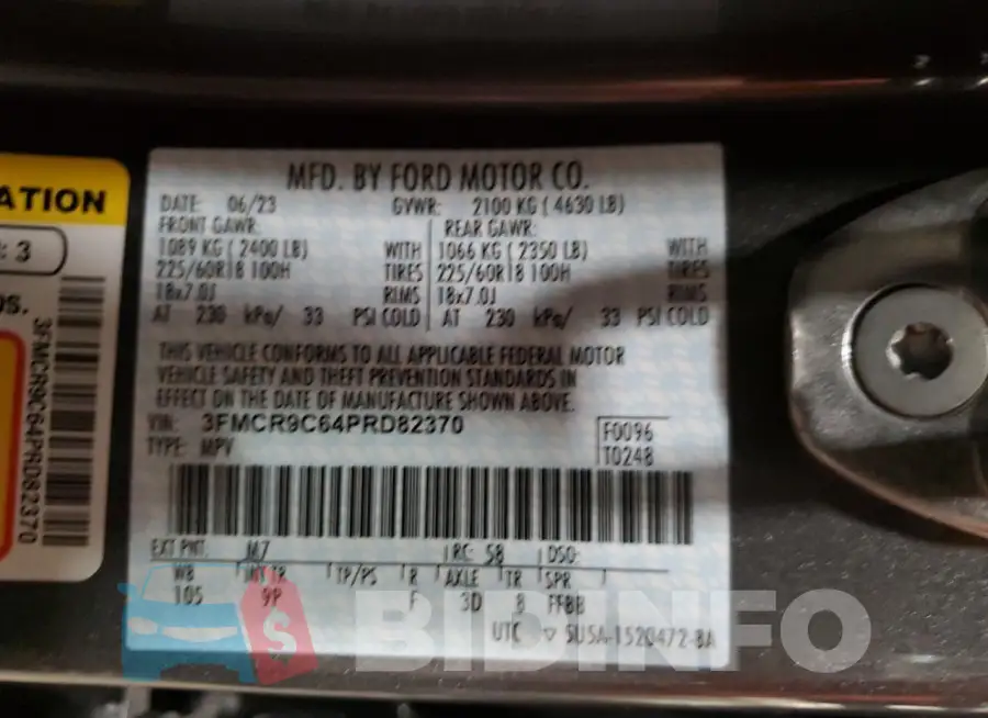3FMCR9C64PRD82370 Photo# 12