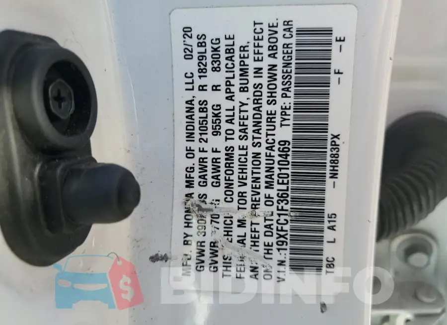 19XFC1F36LE010469 Photo# 12