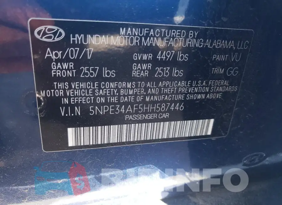 5NPE34AF5HH587446 Photo# 12