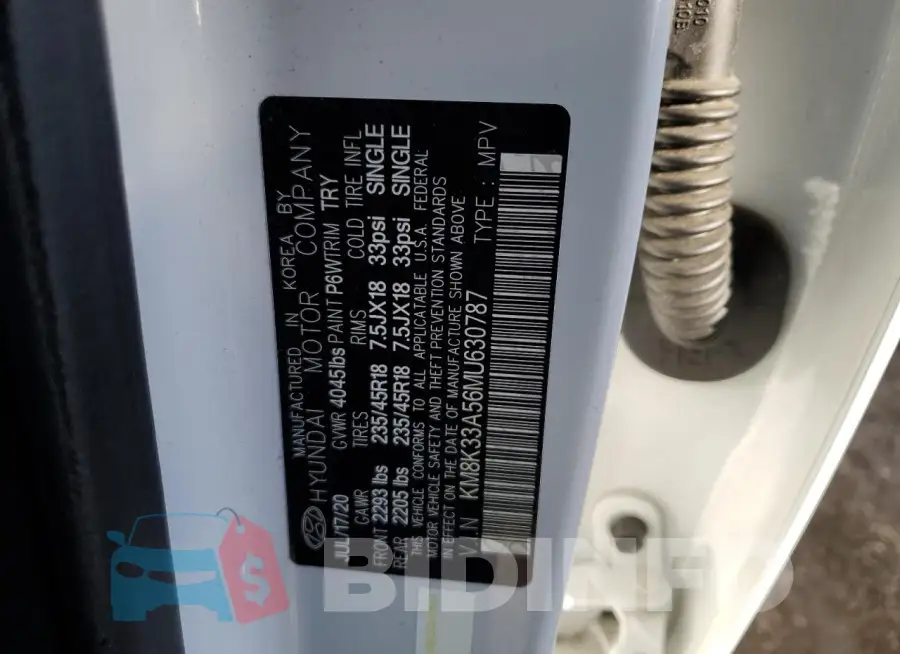 KM8K33A56MU630787 Photo# 13